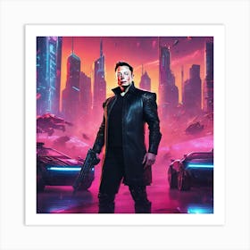 Futuristic Cityscape 73 Art Print