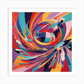 Abstract Painting 4 Art Print