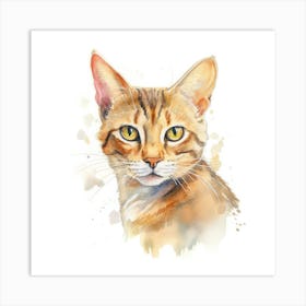 Cheetoh Cat Portrait 1 Art Print