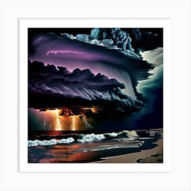 Stormy Night Art Print