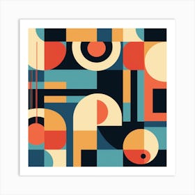 Abstract Geometric Pattern 31 Art Print