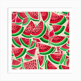 Watermelonpattern 3 Art Print