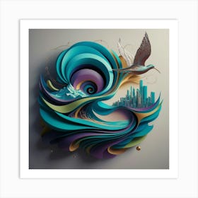 Paper Art Art Print