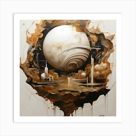 'Alien City' Art Print