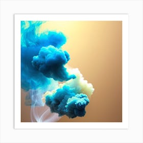 Abstract Smoke Art Print