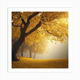 Autumn Trees 15 Art Print