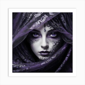 Gothic Beauty 2 Art Print