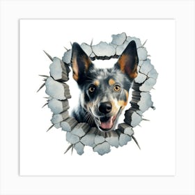 Australian Cattle Dog 2 Art Print