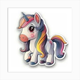 Unicorn Sticker 41 Art Print