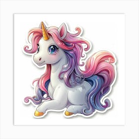 Unicorn Sticker 144 Art Print