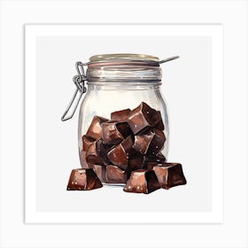 Chocolate In A Jar 1 Art Print