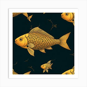 Gold Fish Art Print