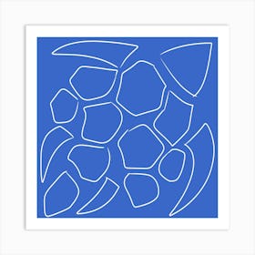 Blue Turtle Art Print