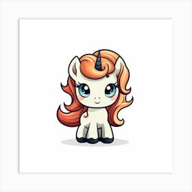 Cute Unicorn 112 Art Print