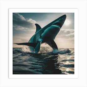 Great White Shark 8 Art Print