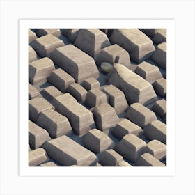 Rocks And Stones Art Print