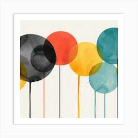 Colorful Balloons 1 Art Print