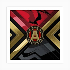 Atlanta United FC Logo Wall Art 15 Art Print