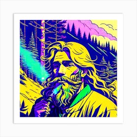 Mountain Hippie Art Print