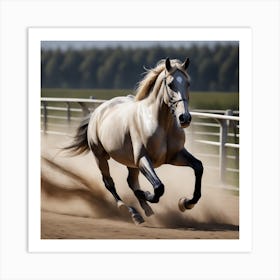 Horse Galloping 4 Art Print