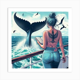 Whale Tales 3 Art Print