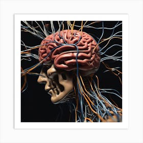 Brain And Nerves 5 Art Print