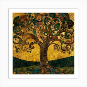 Gustav Klimt "Tree of Life," 2 Art Print