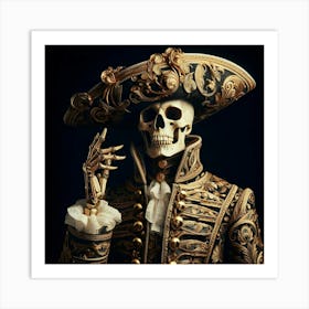 Skeleton 7 Art Print