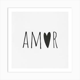 Amor - 01bw Art Print