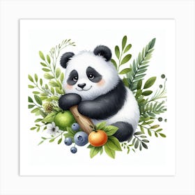 Panda 7 Art Print