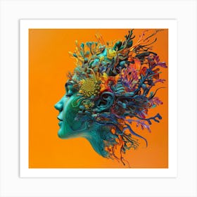 Woman'S Head 12 Art Print