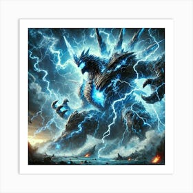 Stormbringer Electric Fury Art Print