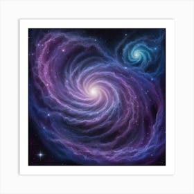 Galaxy In Space Art Print