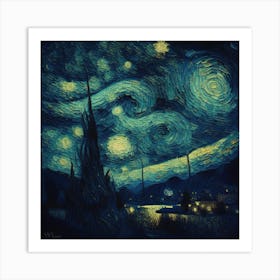 Starry Night 1 Art Print