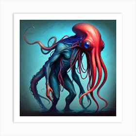 Octopus 6 Art Print