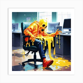 Splatter Painting 1 Art Print