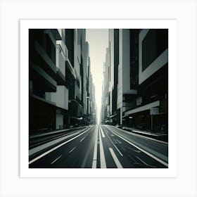 Abstract Cityscape 27 Art Print