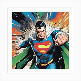 Superman 18 Art Print