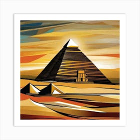 Pyramids Of Giza 1 Art Print