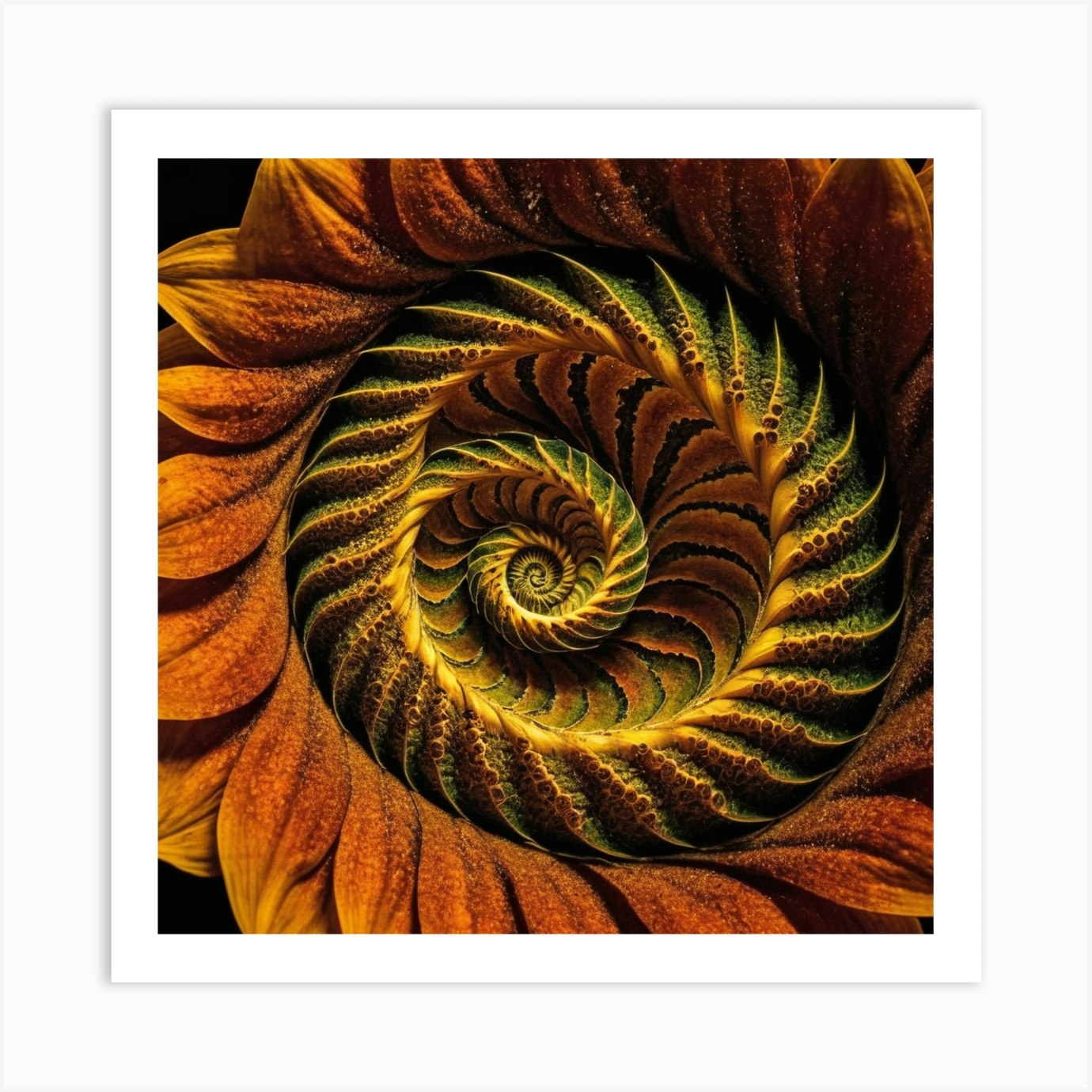 Mesmerizing Spiral Art Print