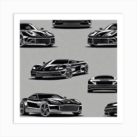 Chevrolet Corvette 6 Art Print