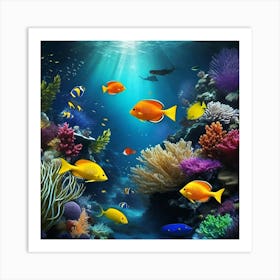 Coral Reef 6 Art Print