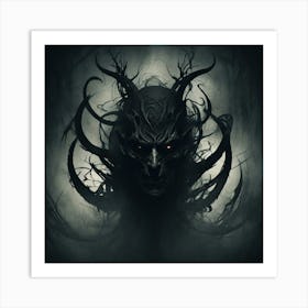 Demon Head Art Print