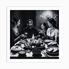 Dinner Party Art Print