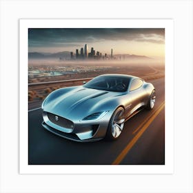 Jaguar F-Type Concept 1 Art Print