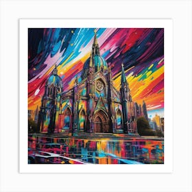 St Patrick'S Cathedral 2 Art Print