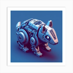 Futuristic Animal 1 Art Print