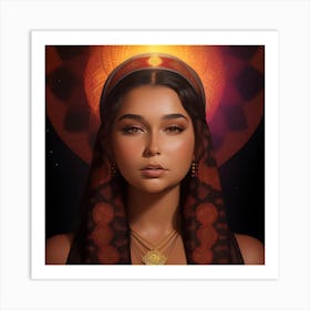 Egyptian Goddess 4 Art Print