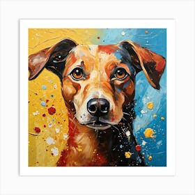 Dog Painting Art Print