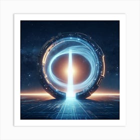 Space Portal Art Print